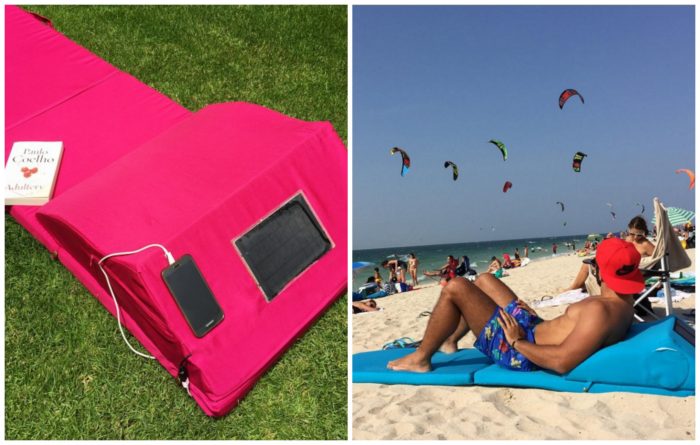 materassino da spiaggia carica smartphone 2